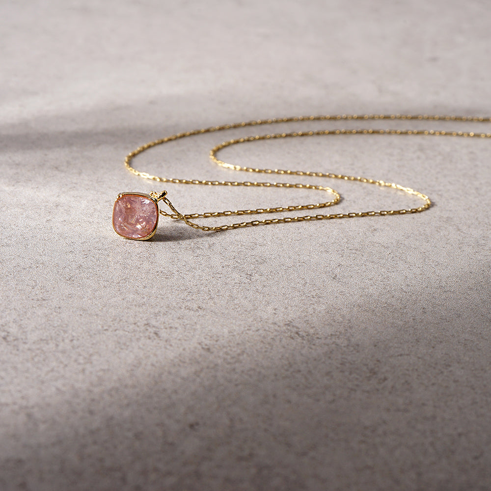 カラーキュービックジルコニア ネックレス