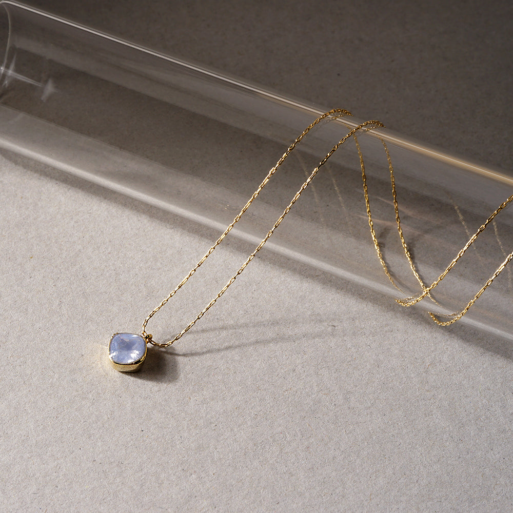 カラーキュービックジルコニア ネックレス