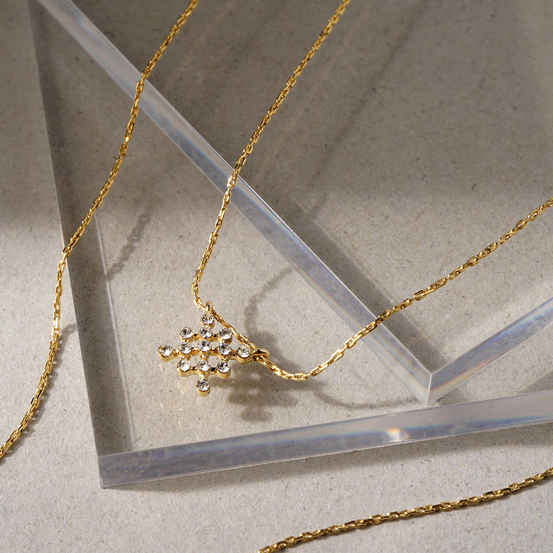 【NEW】ビジューシリーズ スクエア ネックレス