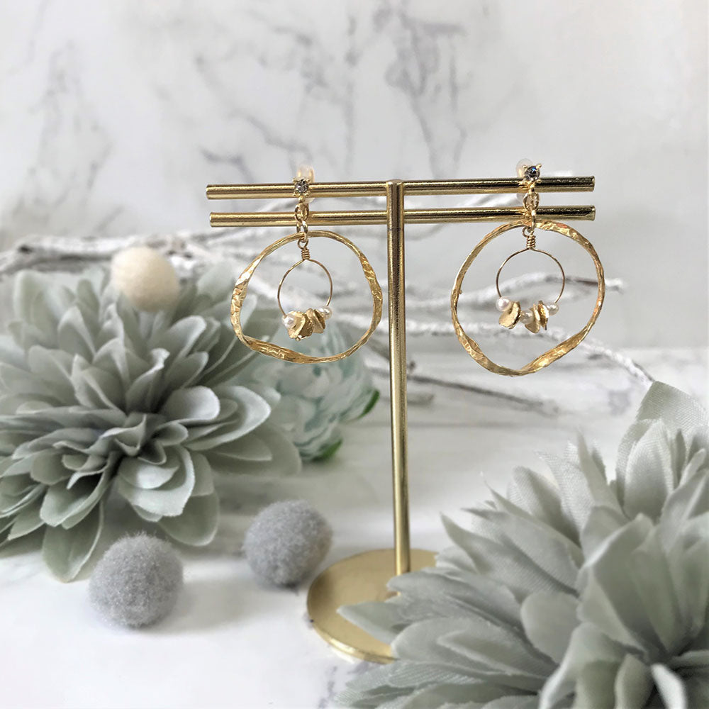 ニュアンスサークル ノンホールピアス