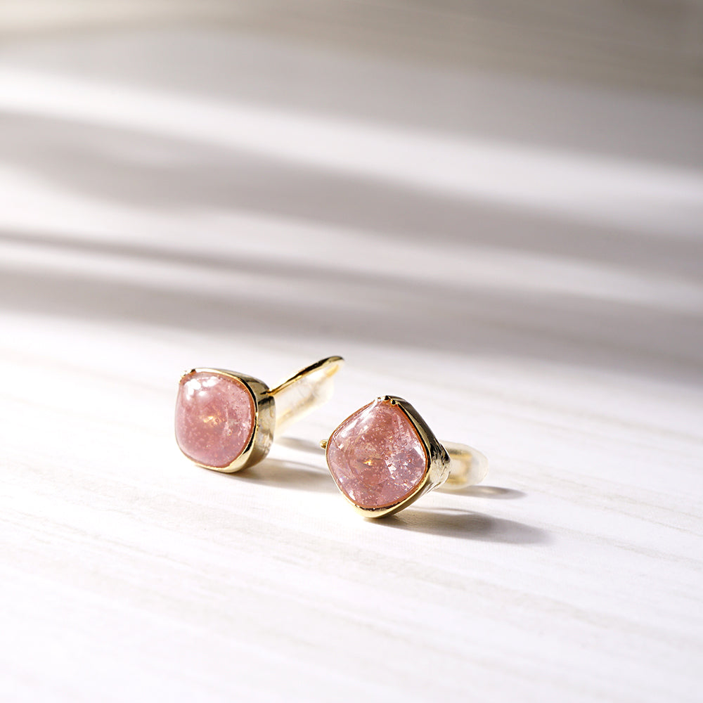 カラーキュービックジルコニア ノンホールピアス