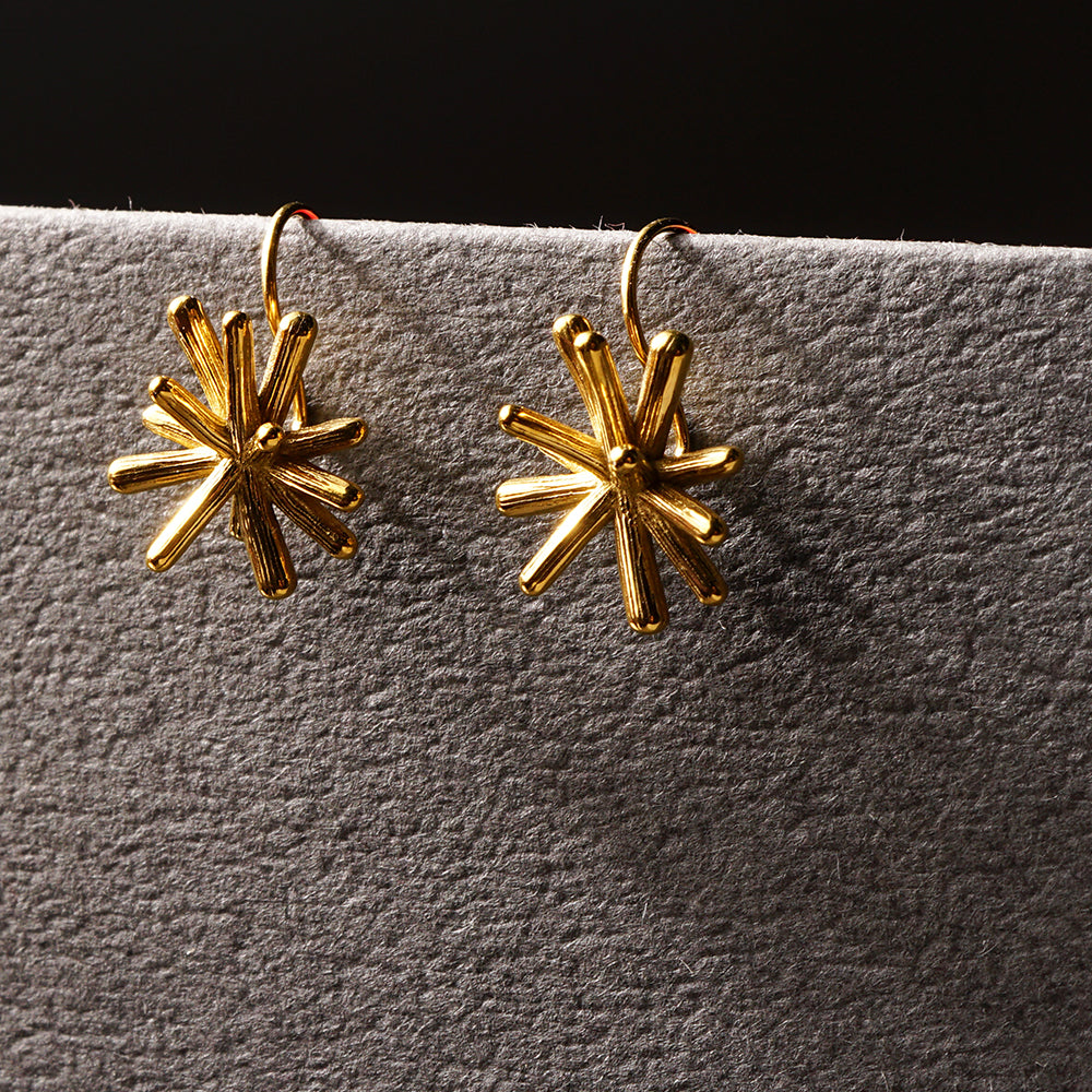 金属アレルギー対応 ステンレス シャイニングスター ノンホールピアス 痛くない イヤリング 金属アレルギー対応