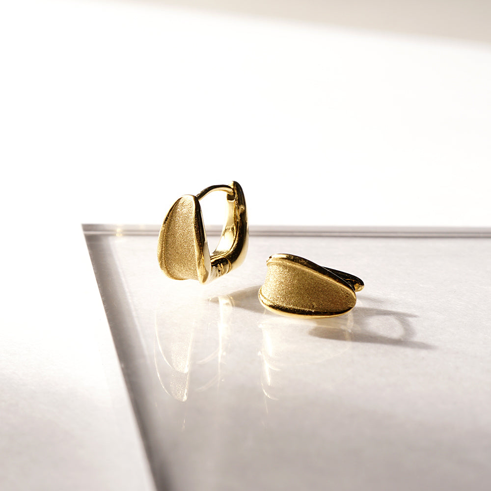 【NEW】【 金属アレルギー対応 】ステンレス ワイドフープピアス