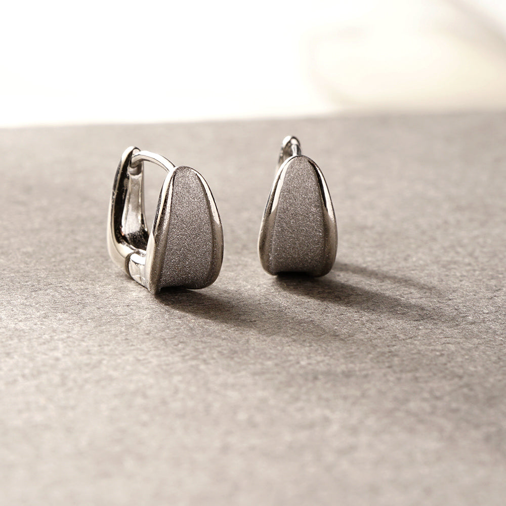 【NEW】【 金属アレルギー対応 】ステンレス ワイドフープピアス