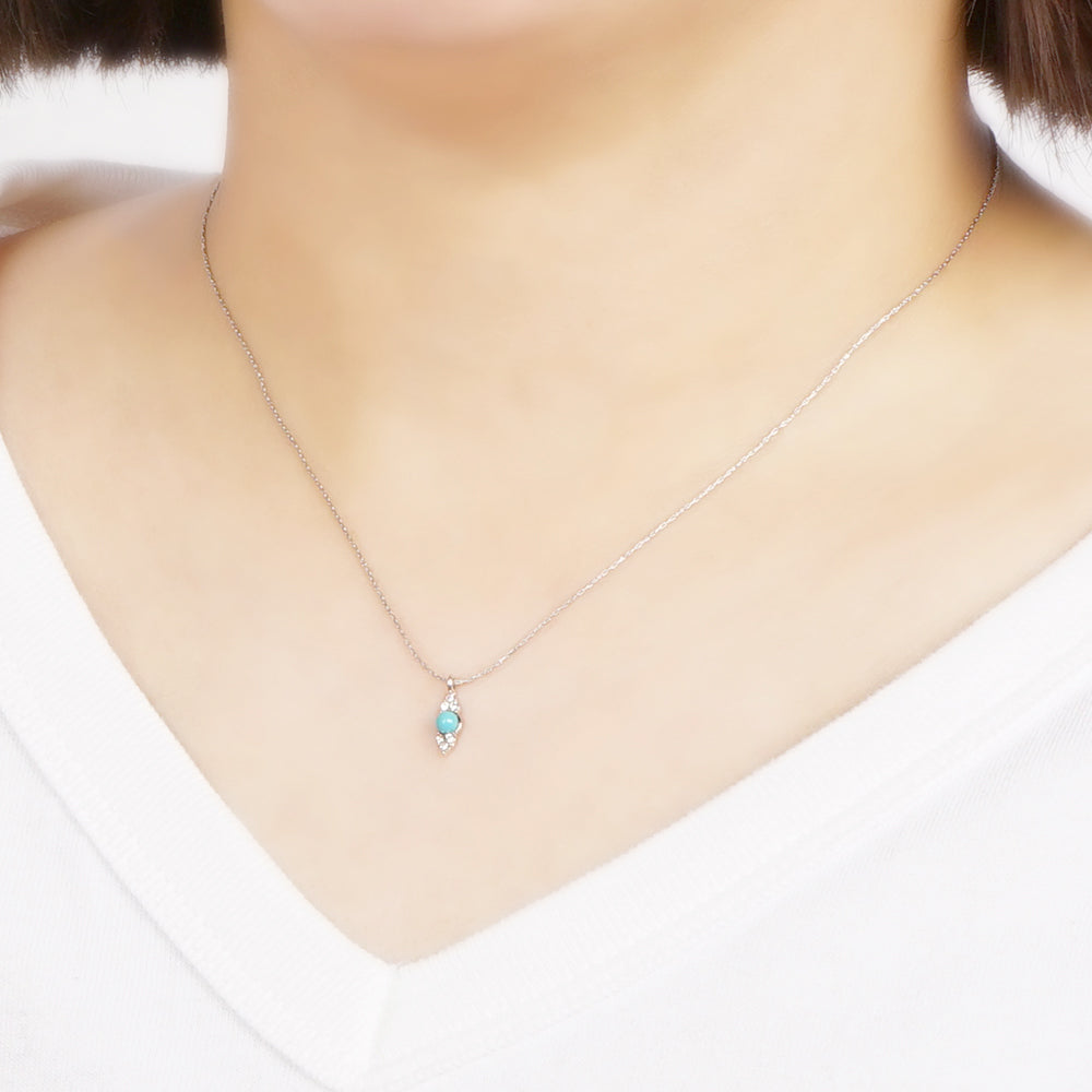 ターコイズ ストーン ネックレス