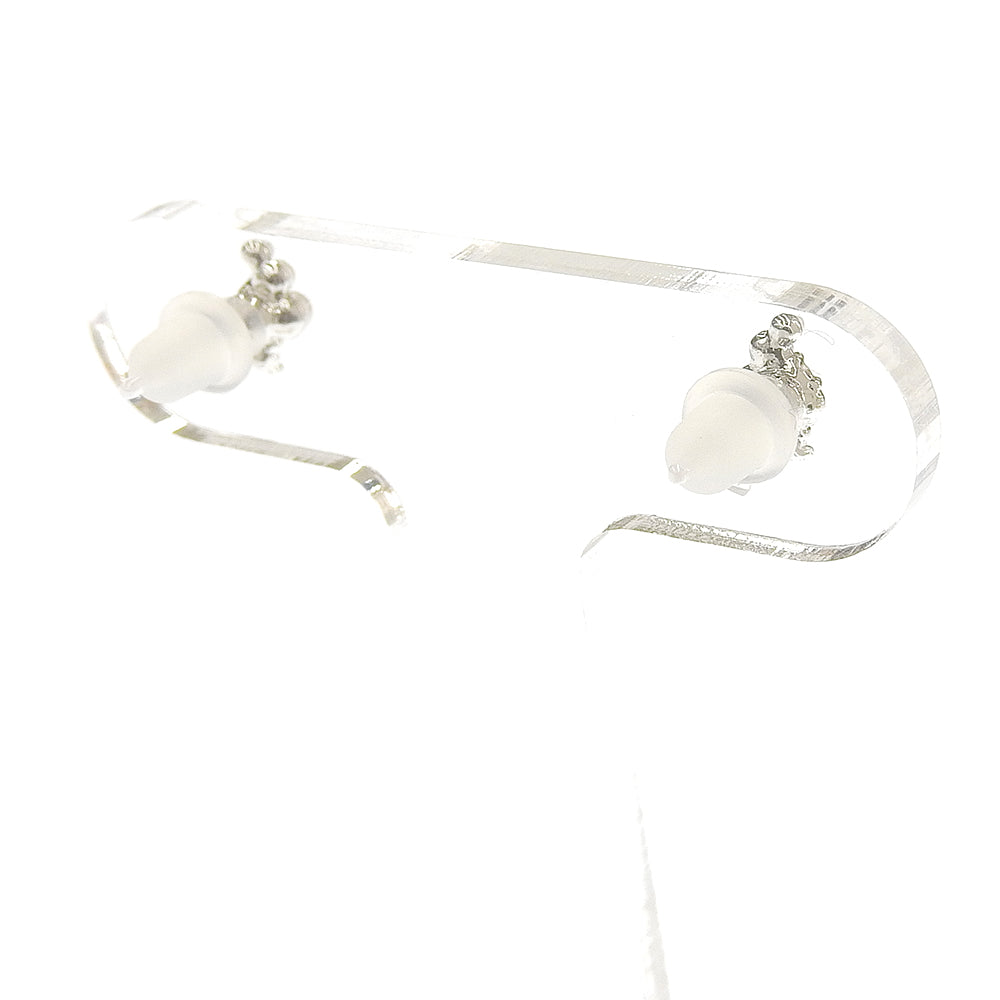 【NEW】プチパール×ビジュー セラミックポストピアス
