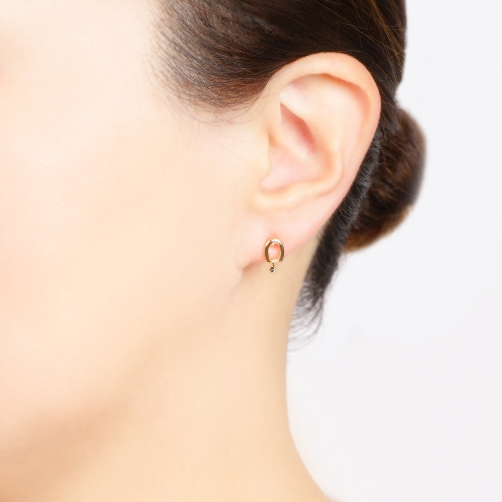 【NEW】メタルシリーズ メタル×ビジュー セラミックポストピアス