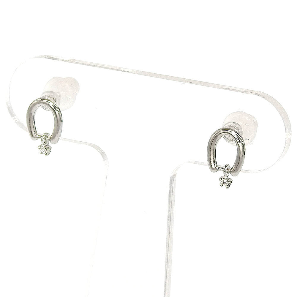 【NEW】メタルシリーズ メタル×ビジュー セラミックポストピアス