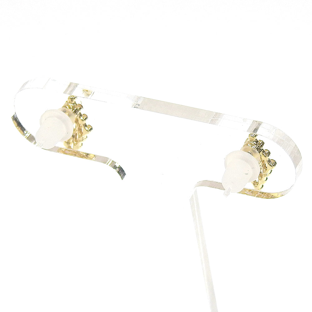 【NEW】【 金属アレルギー対応 】ビジューシリーズ ダイヤ セラミックポストピアス