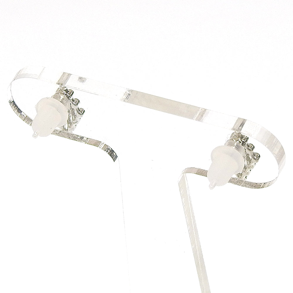 【NEW】【 金属アレルギー対応 】ビジューシリーズ ダイヤ セラミックポストピアス