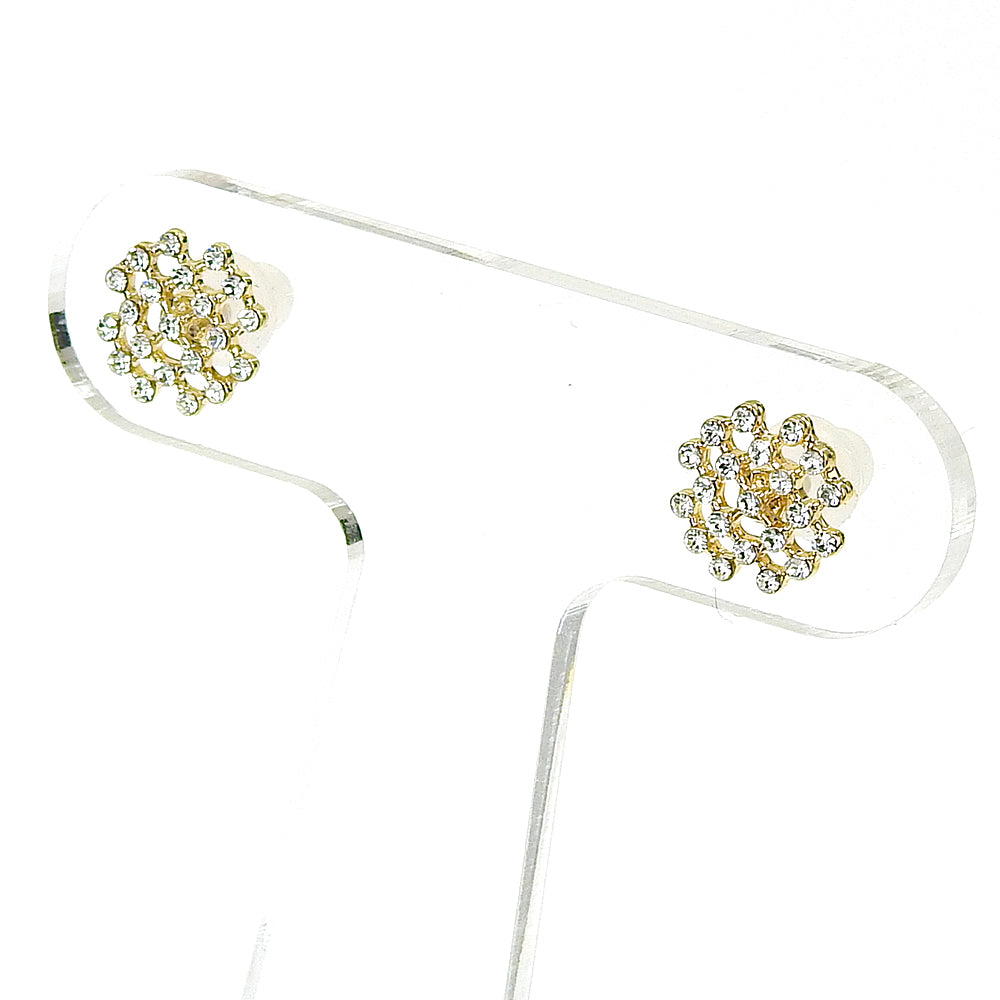 【NEW】ビジューシリーズ ラウンド セラミックポストピアス