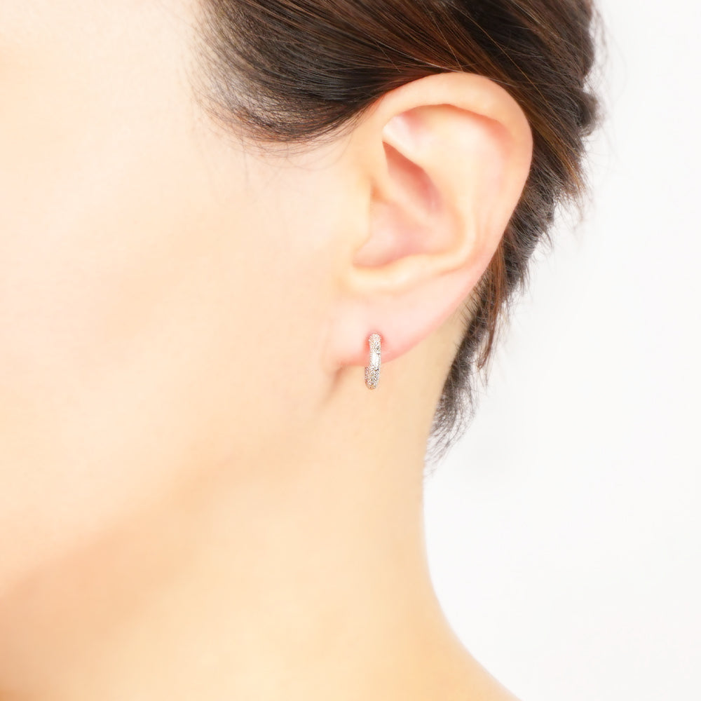 【NEW】【 金属アレルギー対応 】メタルシリーズ デザインフープ セラミックポストピアス