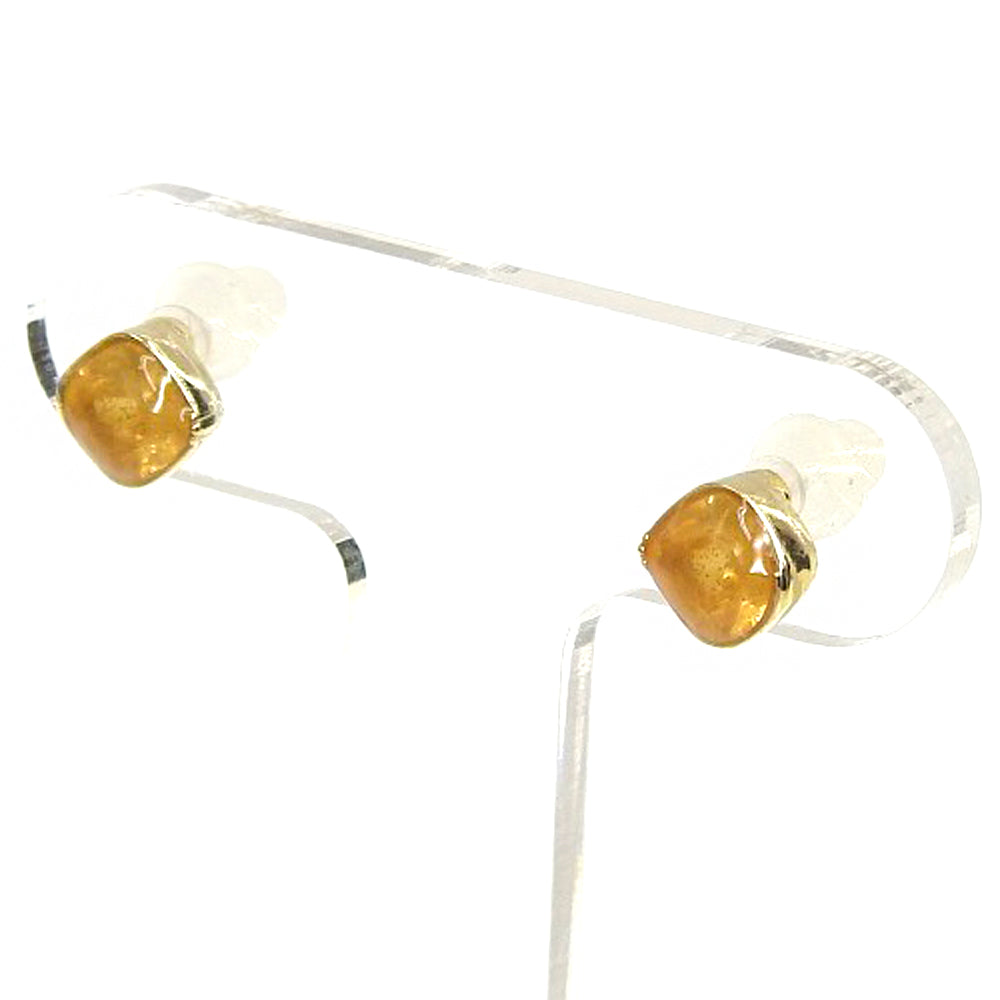 【NEW】【 金属アレルギー対応 】カラーキュービックジルコニア セラミックポストピアス