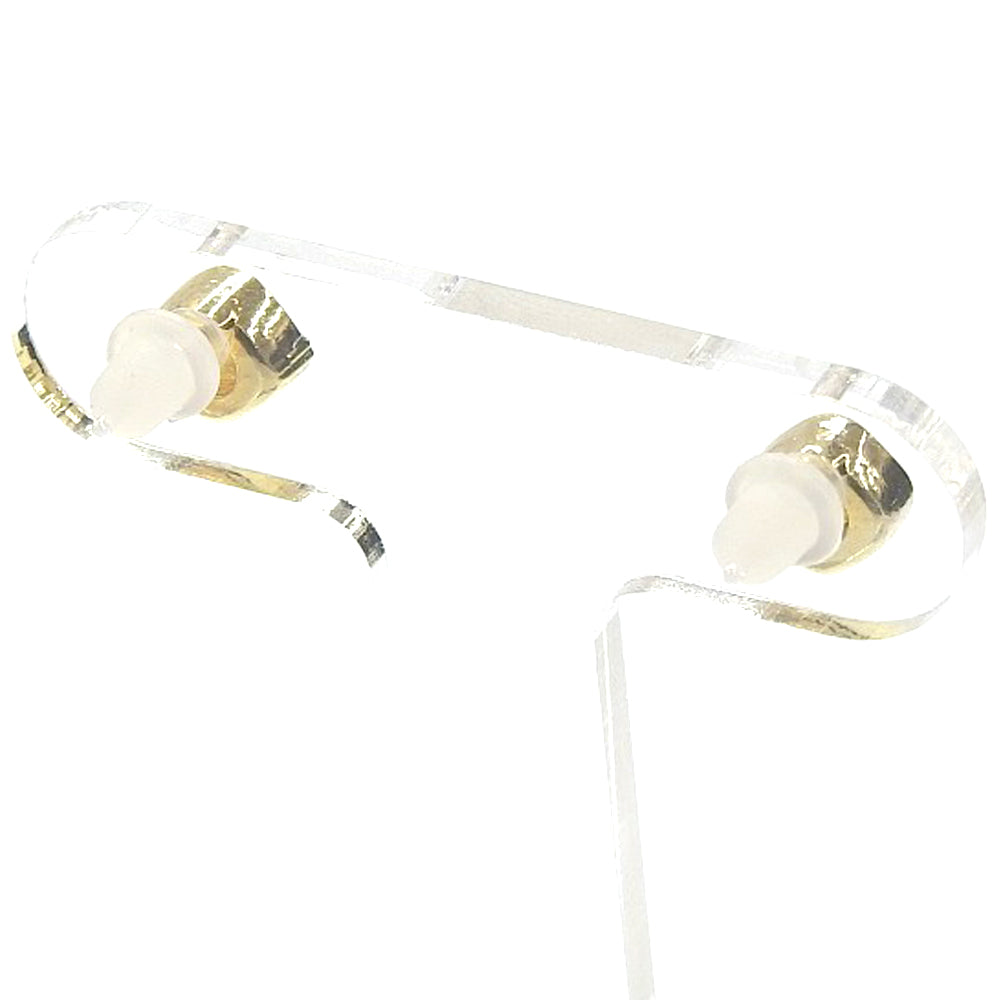 【NEW】【 金属アレルギー対応 】カラーキュービックジルコニア セラミックポストピアス