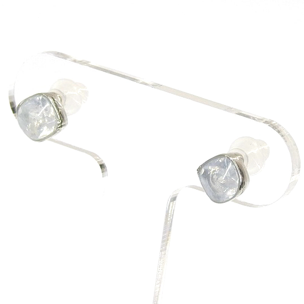 【NEW】【 金属アレルギー対応 】カラーキュービックジルコニア セラミックポストピアス