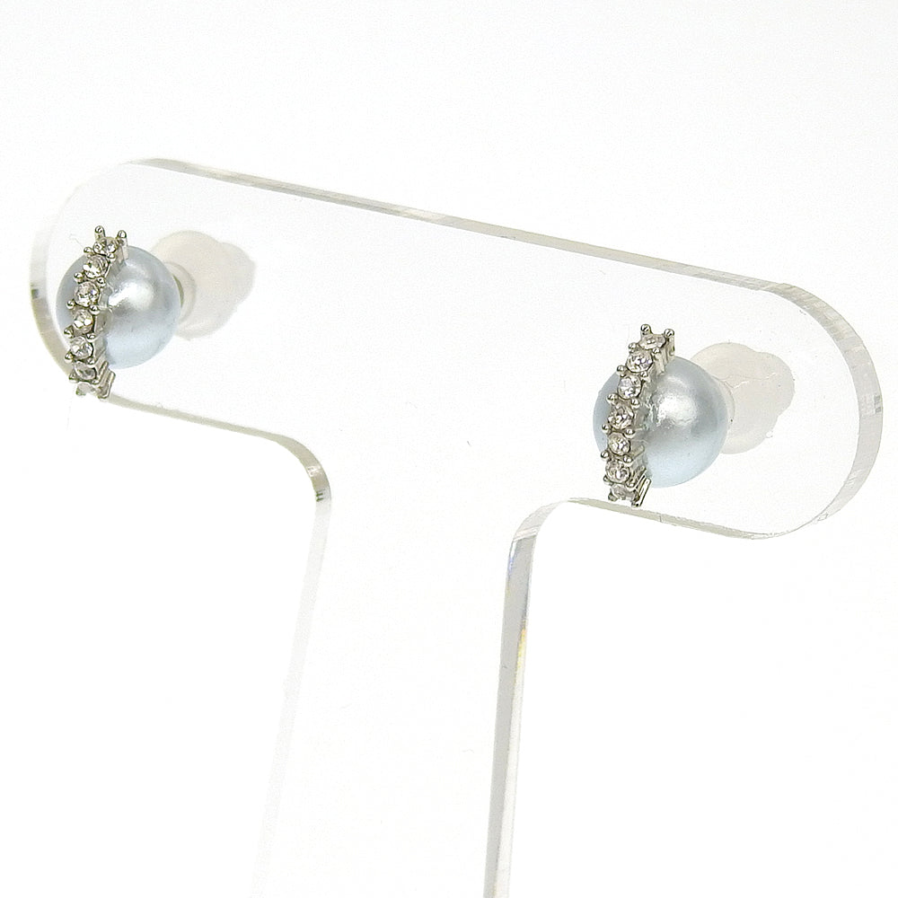 【NEW】【 金属アレルギー対応 】 ストーン×カラーパール セラミックポストピアス