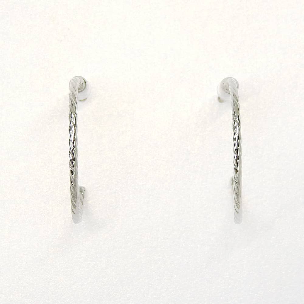 金属アレルギー対応 メタルフープ セラミックピアス | itam 金属アレルギー対応アクセサリー