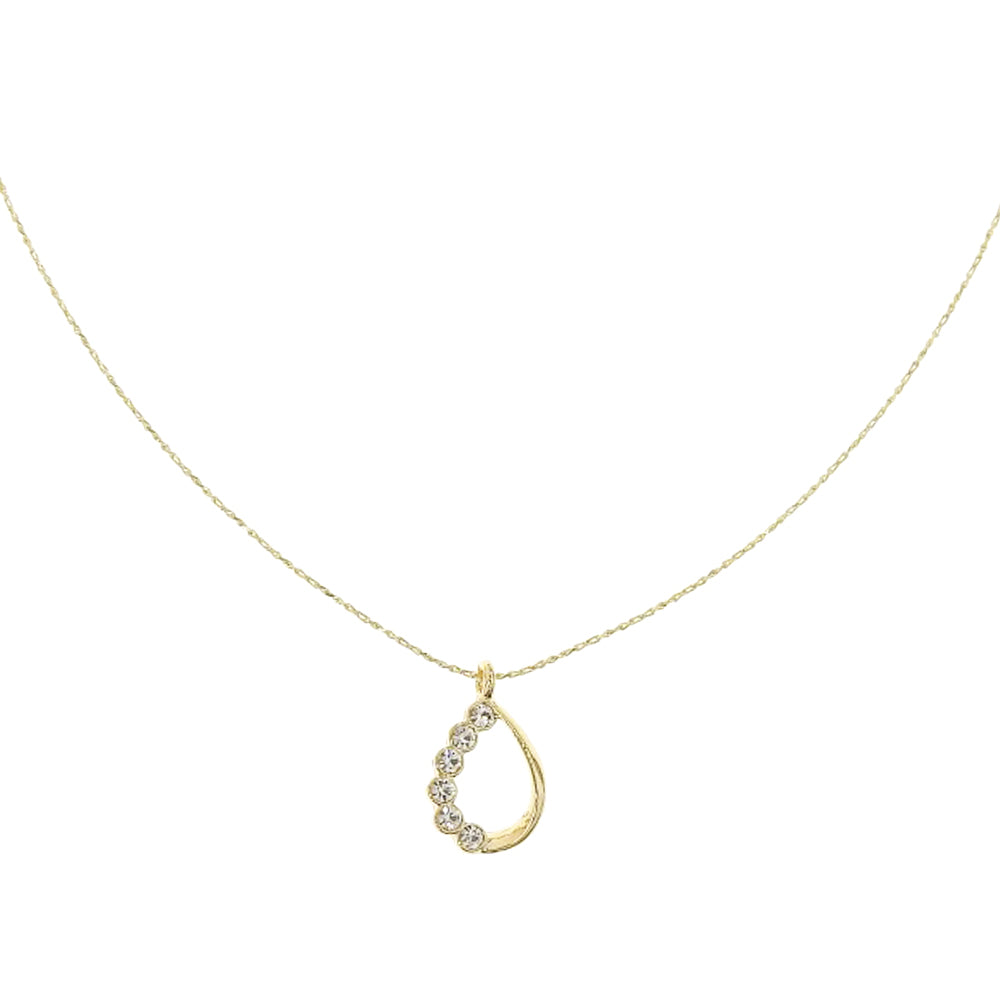 【NEW Color】6連ストーン ドロップ ネックレス