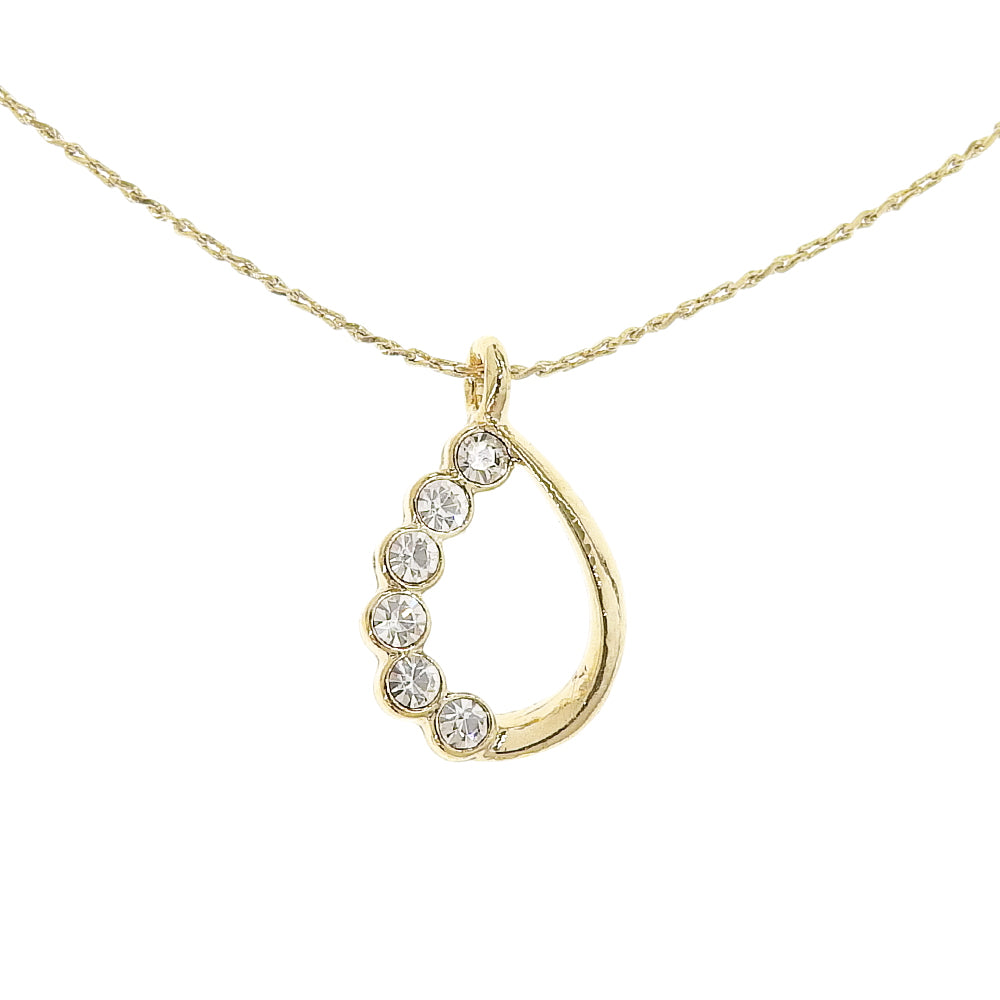 【NEW Color】6連ストーン ドロップ ネックレス