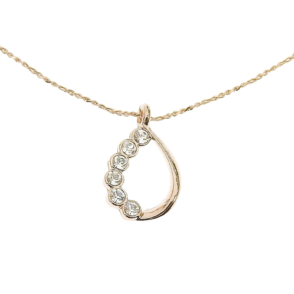 【NEW Color】6連ストーン ドロップ ネックレス