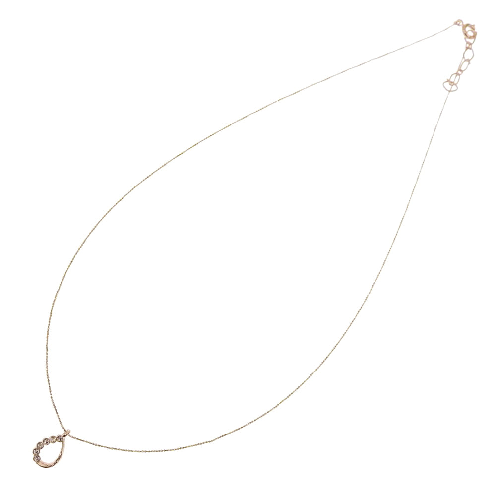 【NEW Color】6連ストーン ドロップ ネックレス