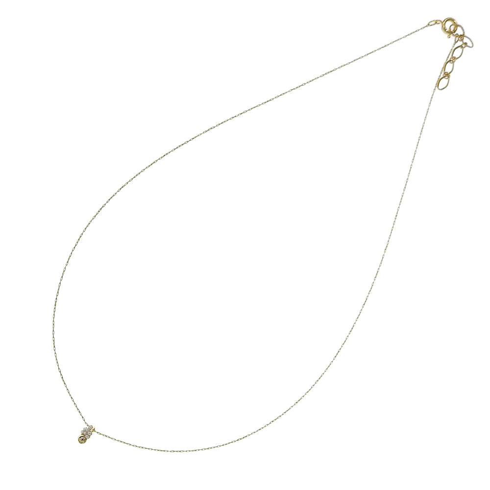 メタル×プチパール ネックレス