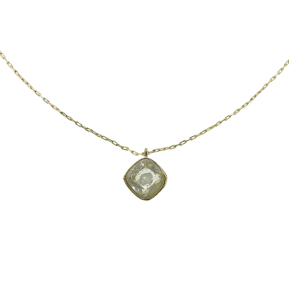 カラーキュービックジルコニア ネックレス