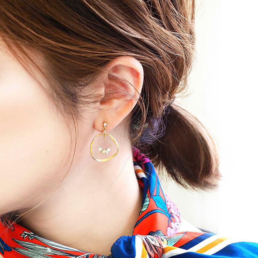 ニュアンスサークル ノンホールピアス