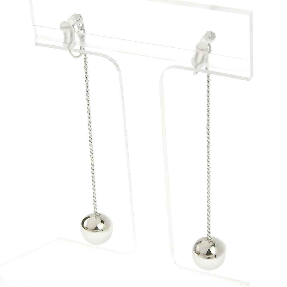 【SALE】アクリルガラスノンホールピアス シルバー NP-484B