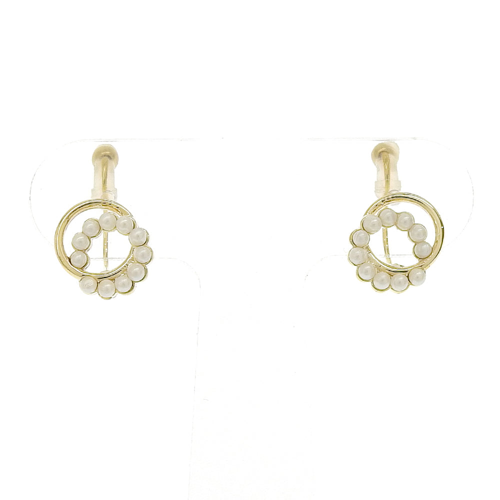 パールリング ノンホールピアス