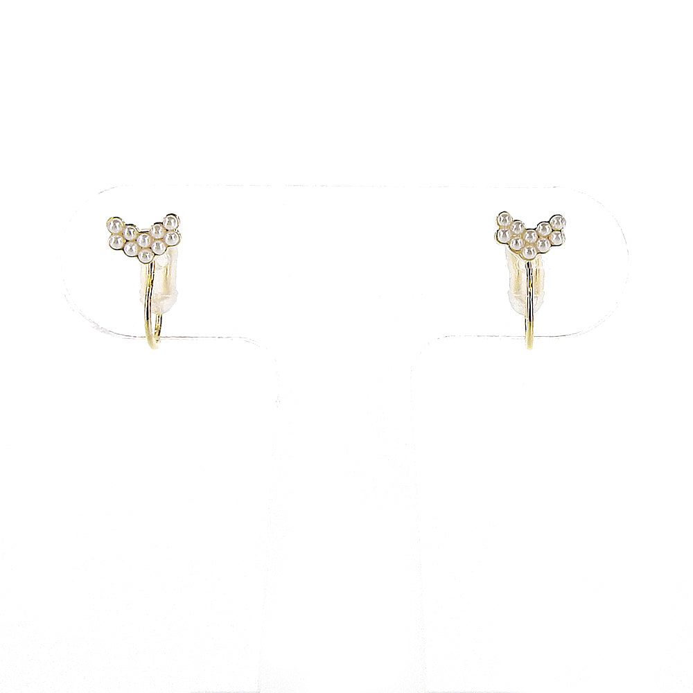 パールノンホールピアス