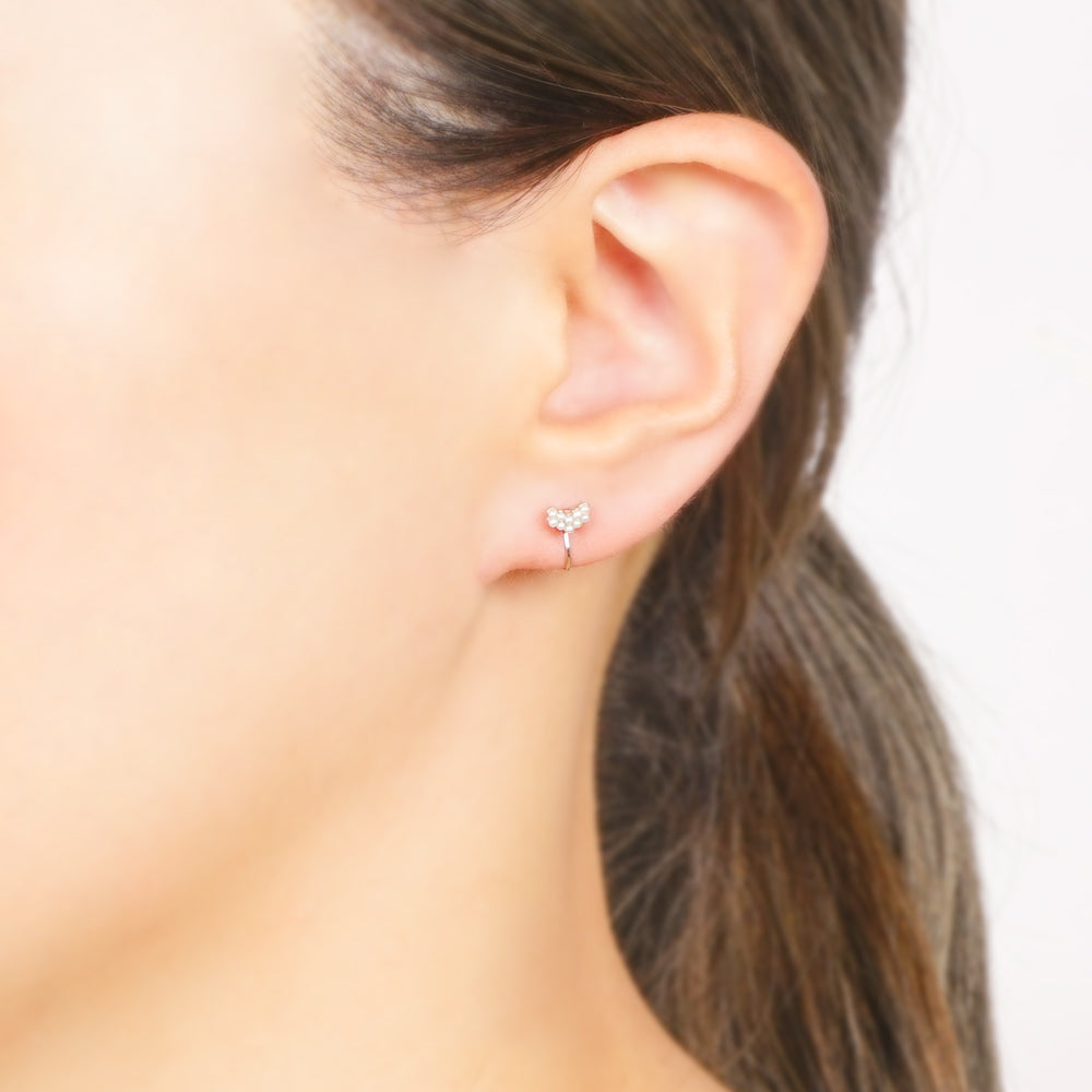 パールノンホールピアス