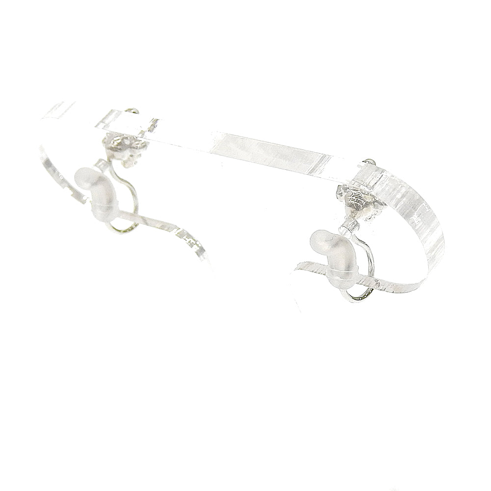 パール スクエア ノンホールピアス