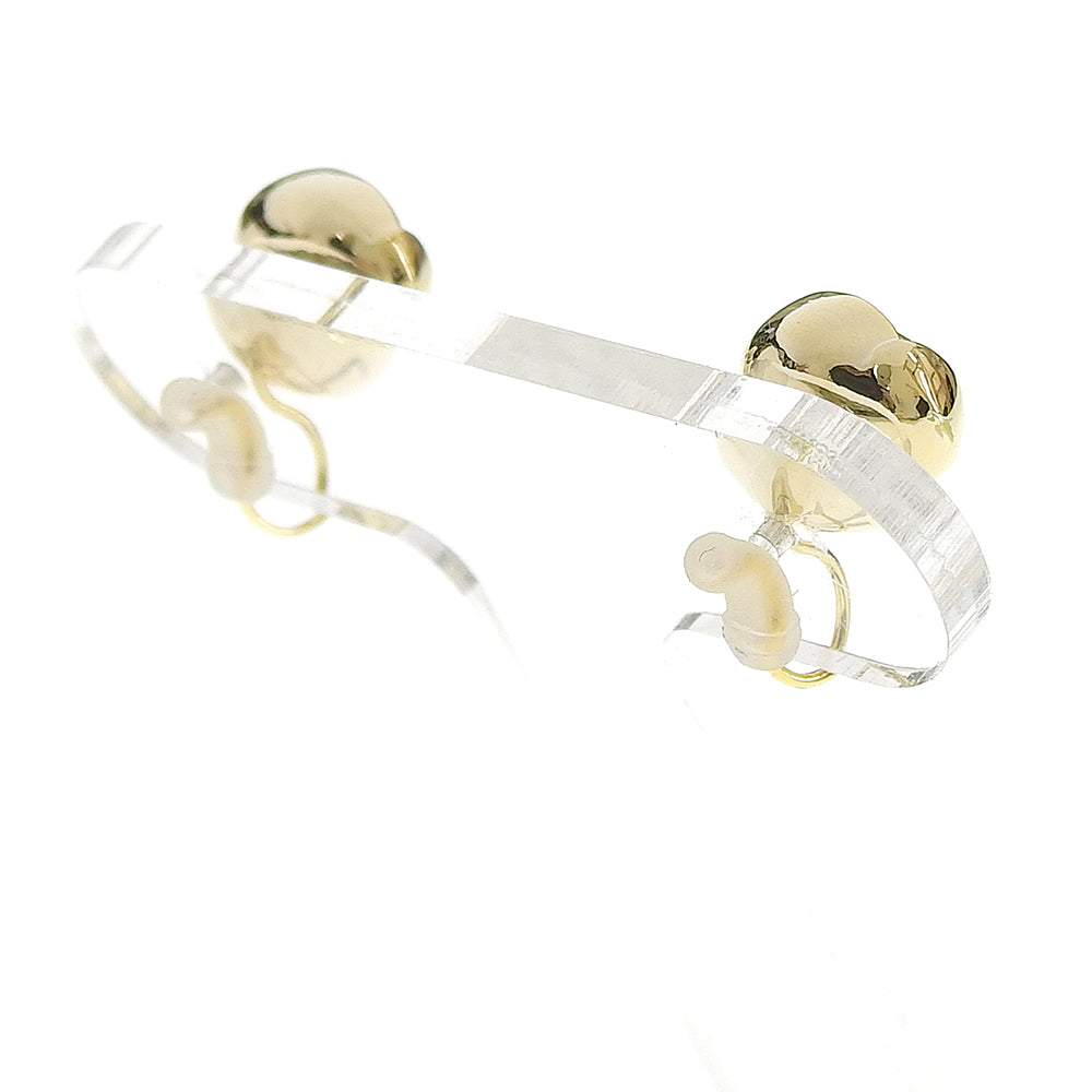 ローズ ストーン ノンホールピアス