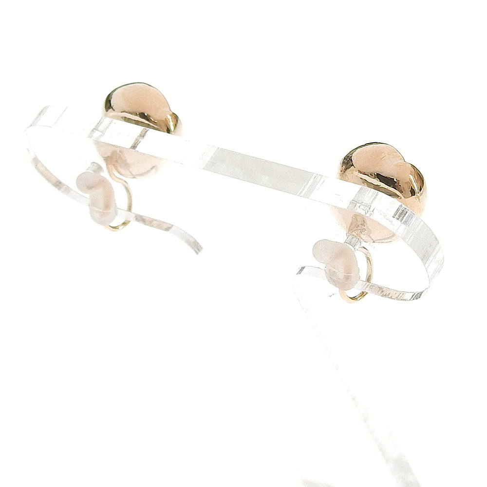 ローズ ストーン ノンホールピアス