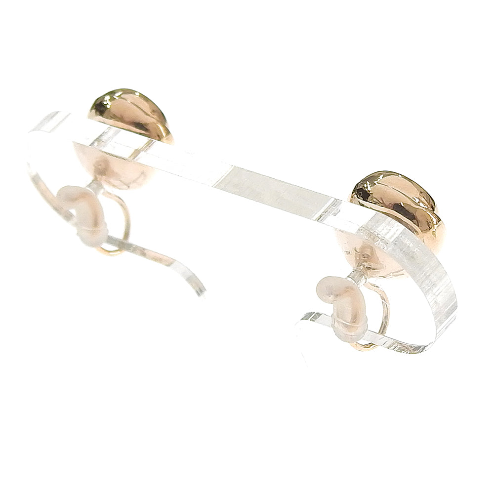 ローズ パール ノンホールピアス