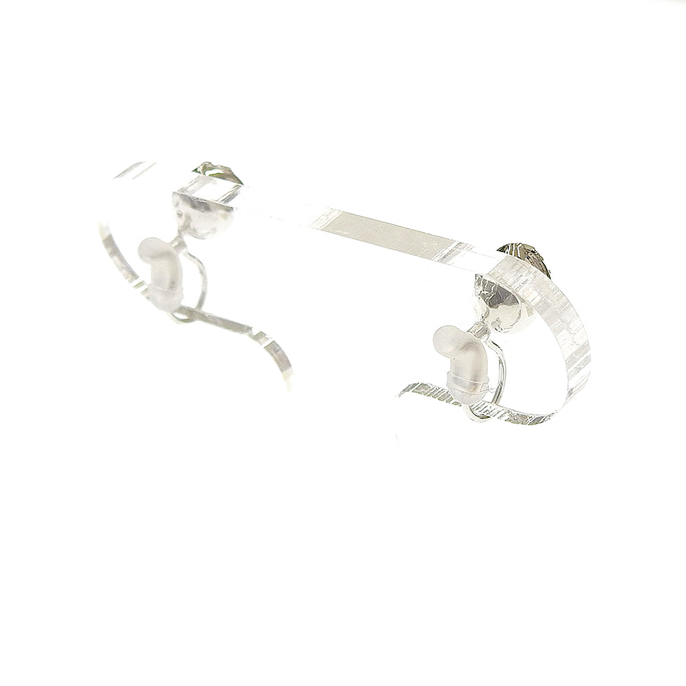 【9/8再入荷】クリスタルガラス ノンホールピアス