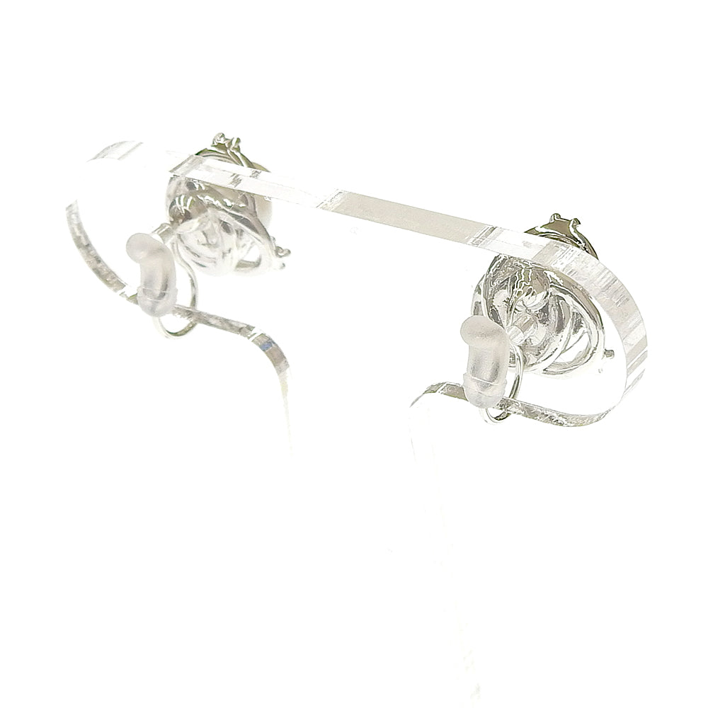 パール×メタル 1粒パール ノンホールピアス