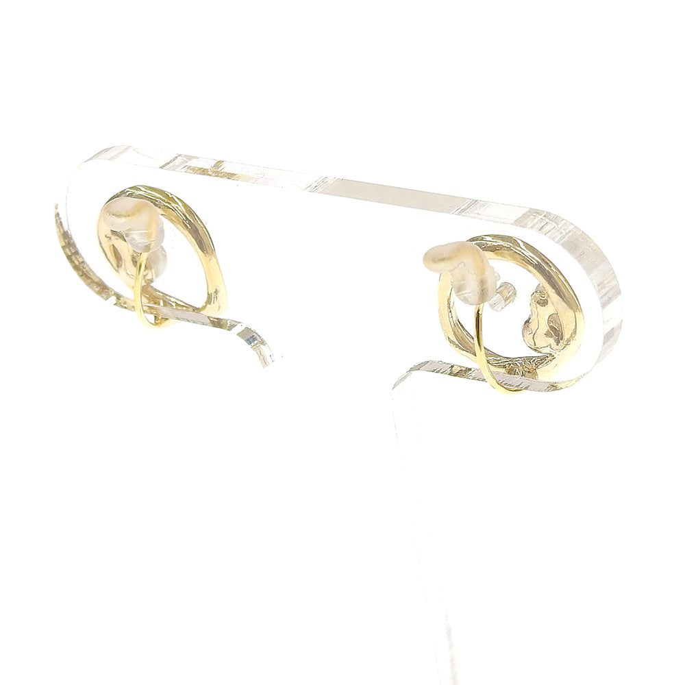 パール×メタル サークル ノンホールピアス