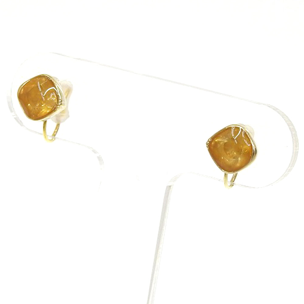 【NEW】カラーキュービックジルコニア ノンホールピアス