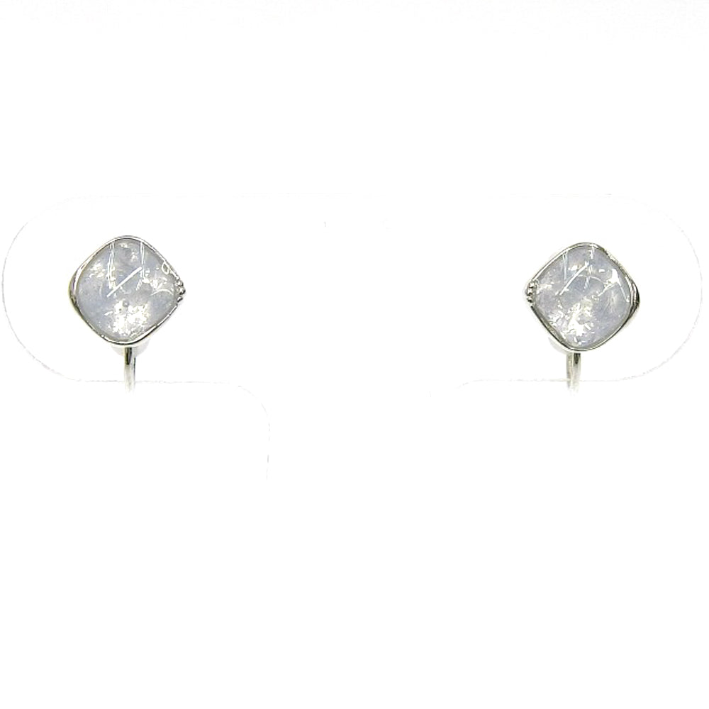 【NEW】カラーキュービックジルコニア ノンホールピアス