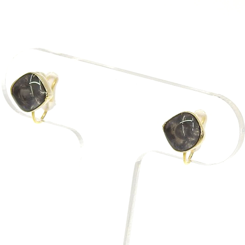 【NEW】カラーキュービックジルコニア ノンホールピアス