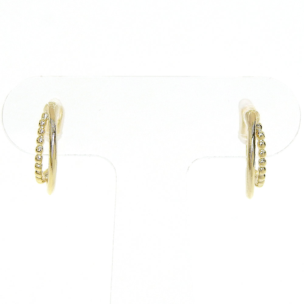 【NEW】【 金属アレルギー対応 】 ベーシックフープシリーズ ノンホールピアス