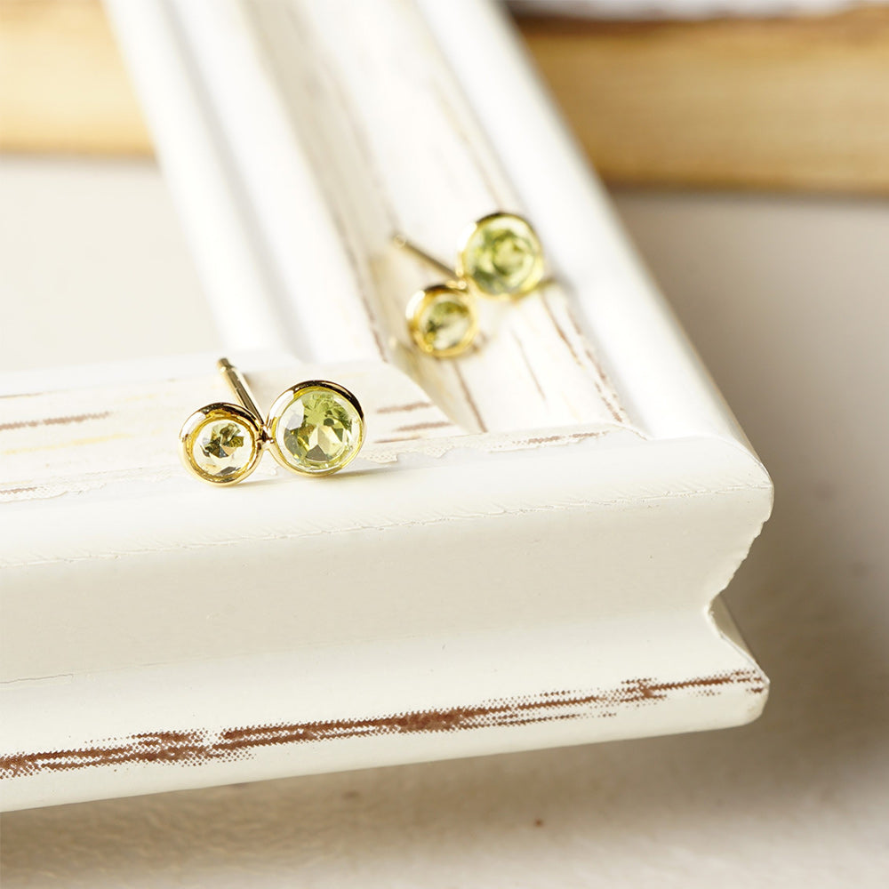 Natural stone 天然石×天然石 ブラスピアス