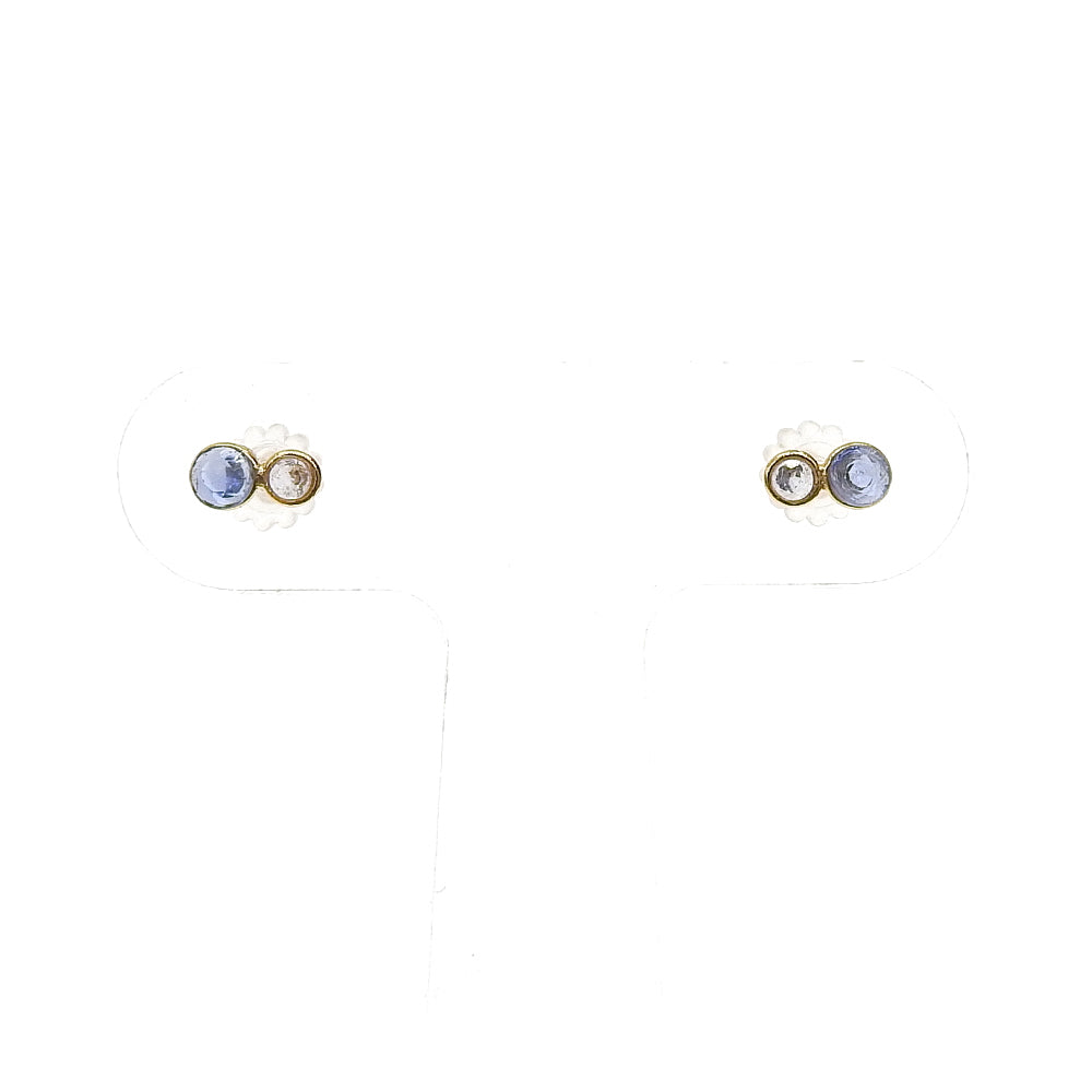 Natural stone 天然石×天然石 ブラスピアス