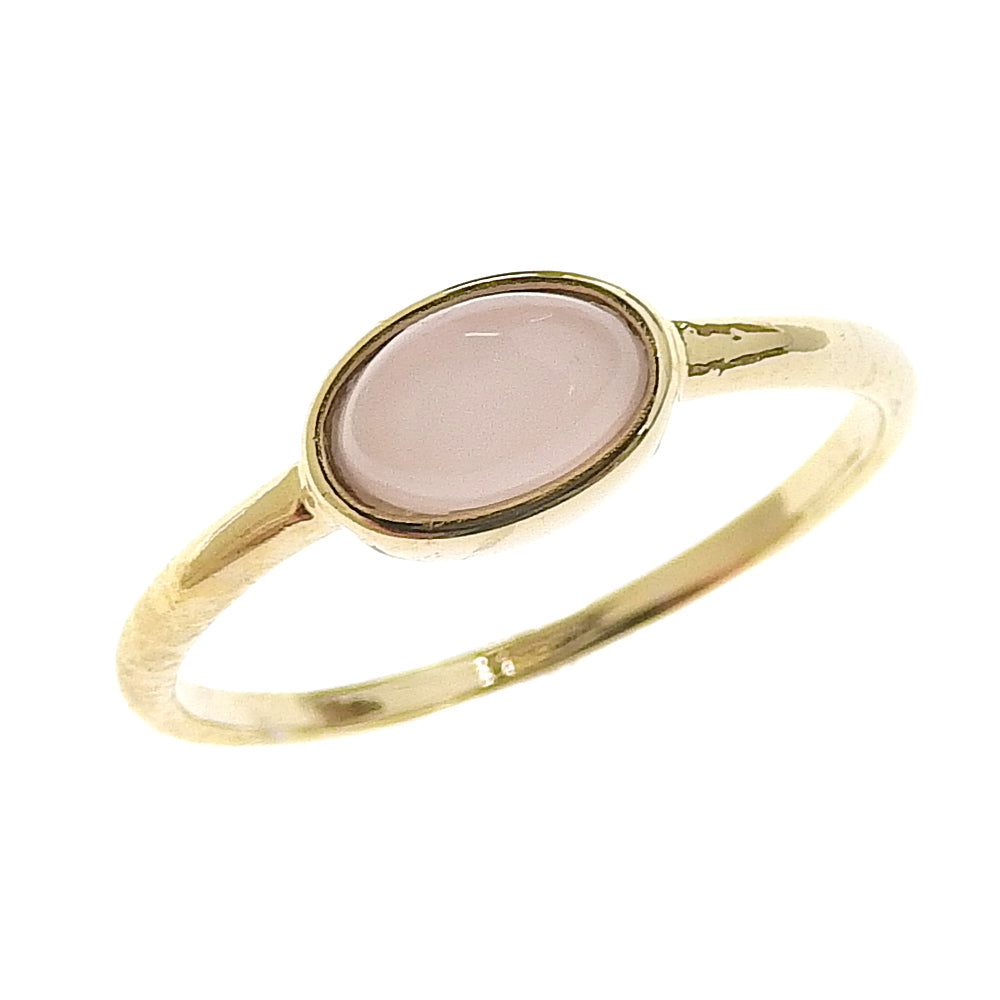 Natural stone オーバル ブラスリング 11号