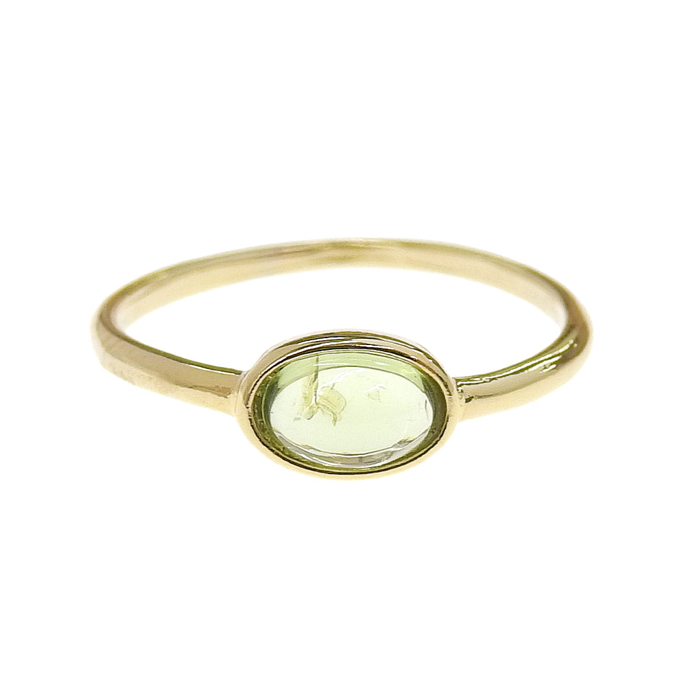 Natural stone オーバル ブラスリング 11号