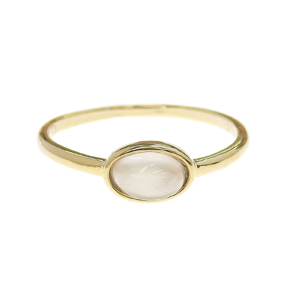 Natural stone オーバル ブラスリング 11号