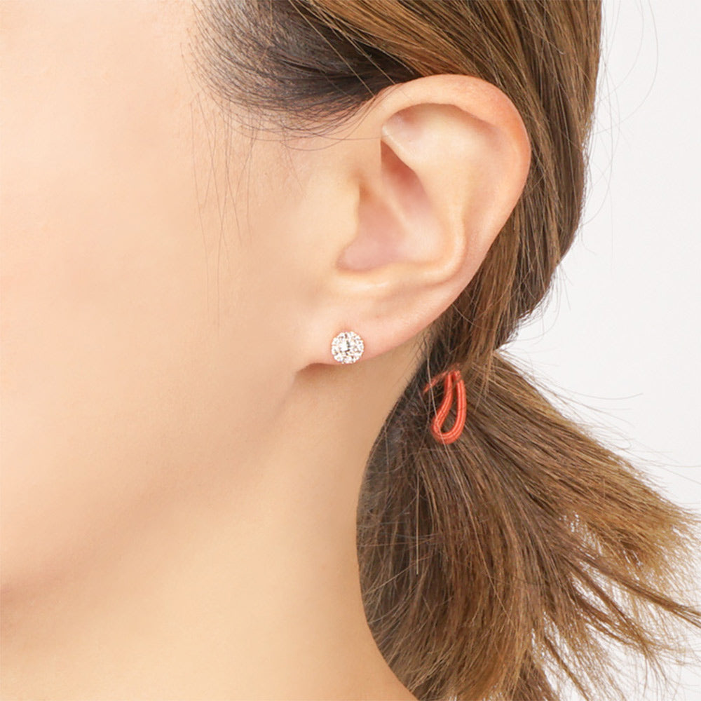 【NEW Color】パヴェデザイン セラミックポストピアス