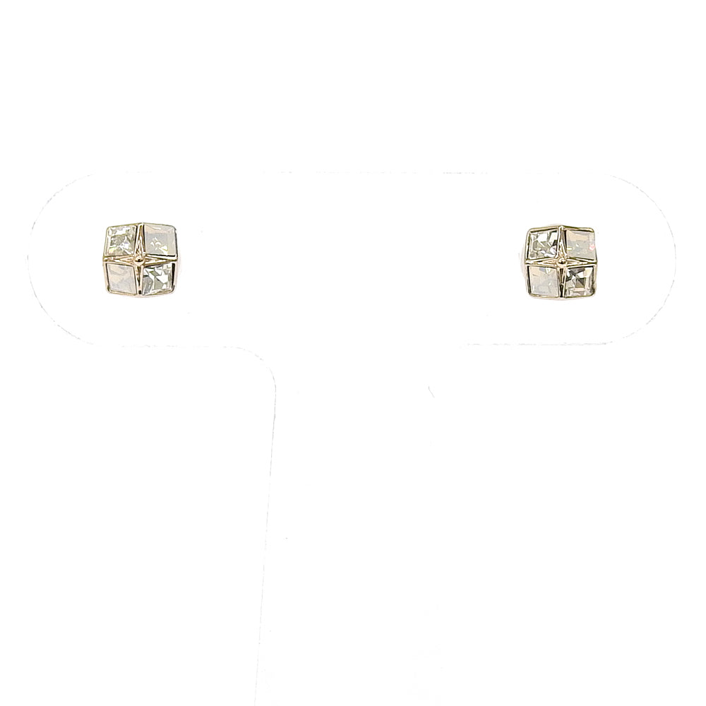 【NEW Color】【itam人気商品】スクエアストーン セラミックポストピアス